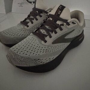 Brooks Womens Adrenaline GTS Shoes - Gray Black Orange